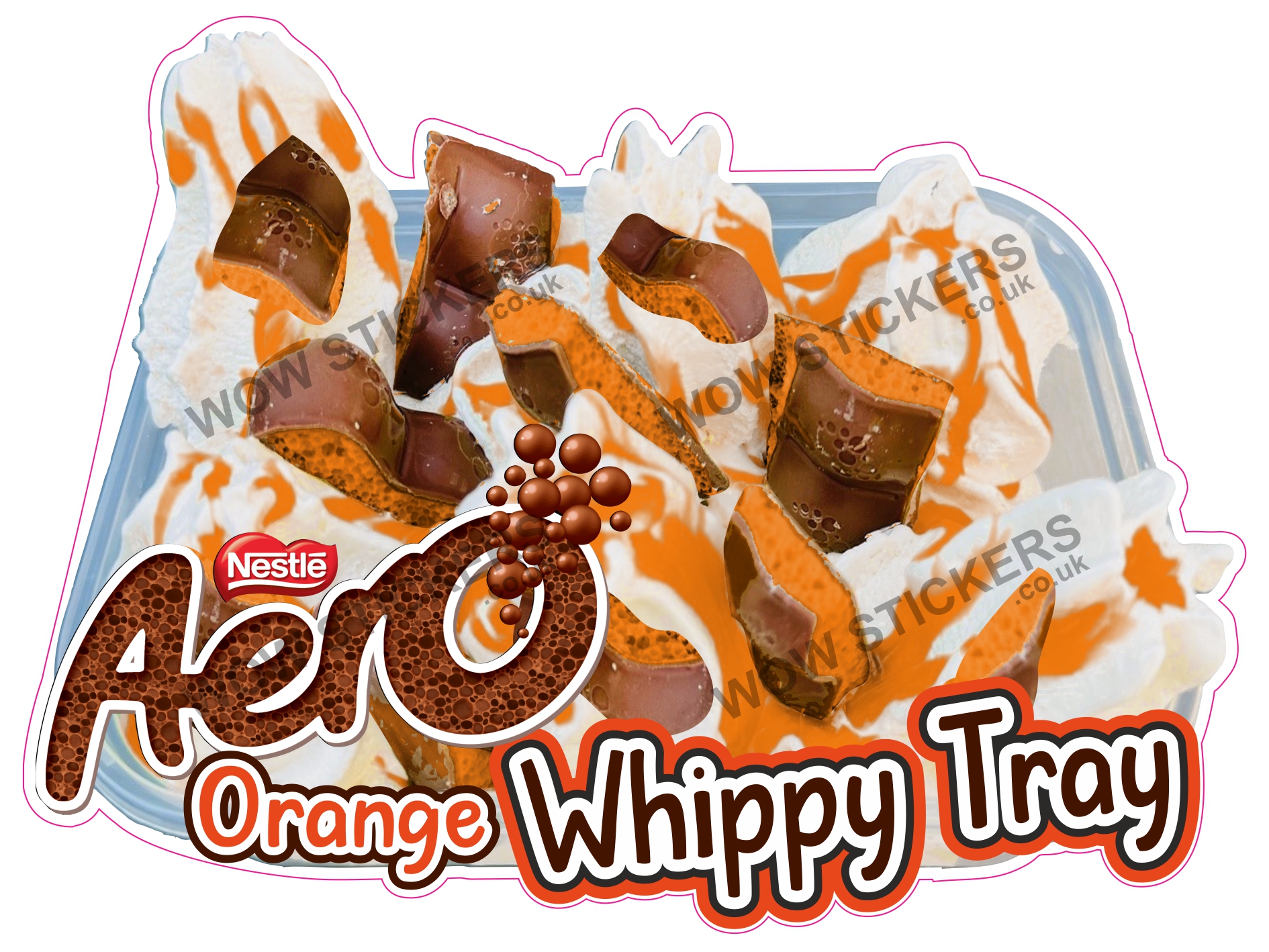 Aero Orange Sauce Whippy Tray