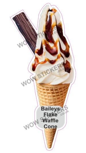 Bailey's Waffle Cone with Flake