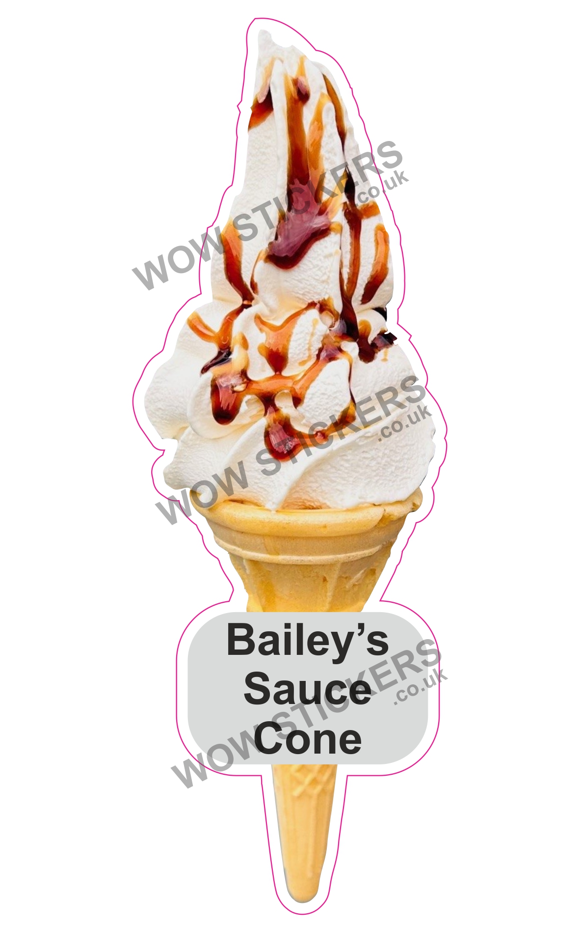 Baileys Sauce Cone