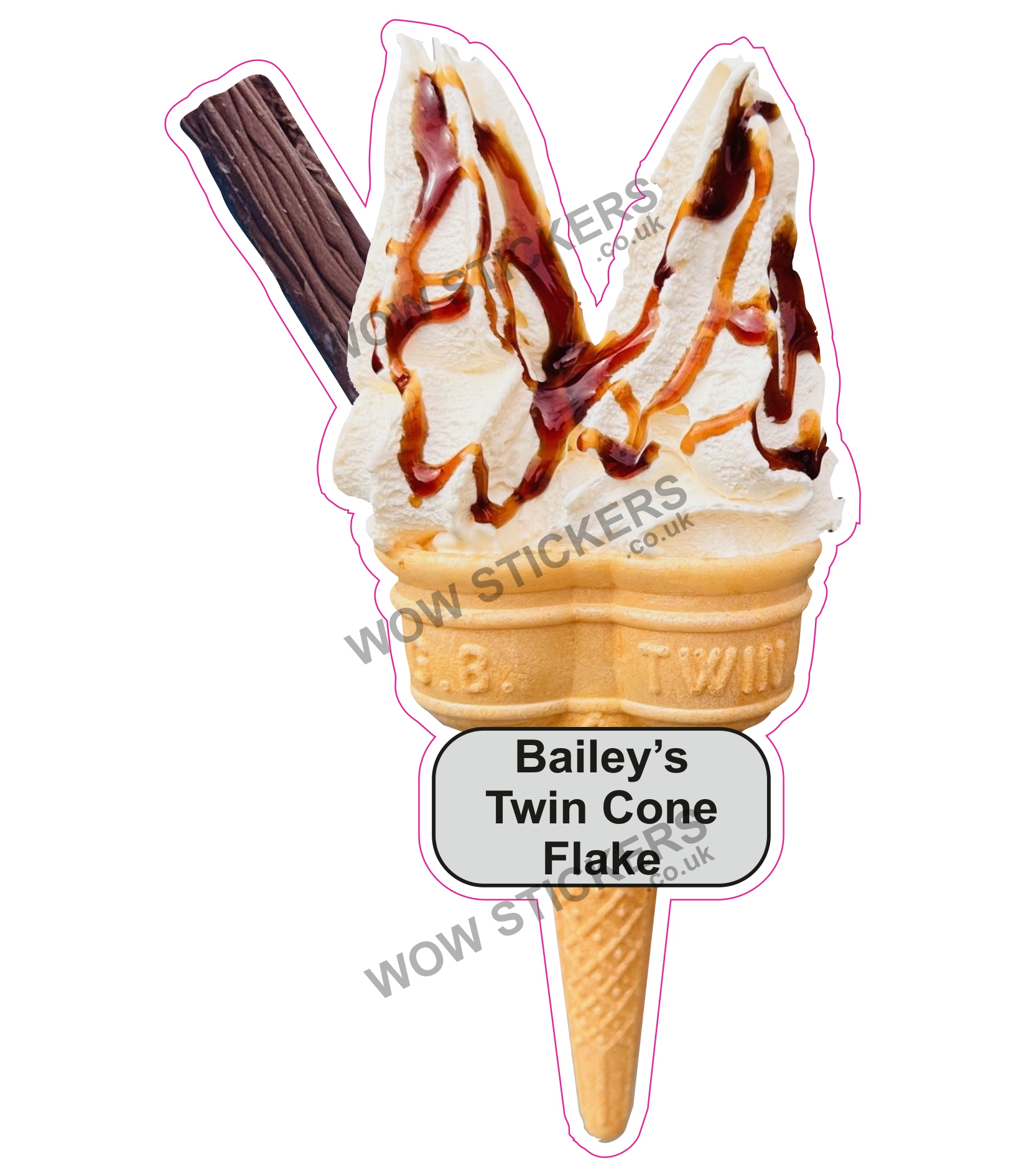 Bailey's Twin Cone with Flake