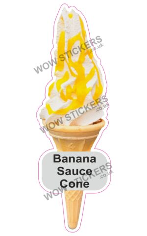 Banana Sauce Cone