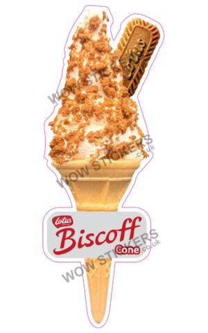 Biscoff Cone With Biscuit