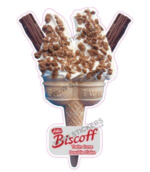Biscoff Twin Cone Double Flake
