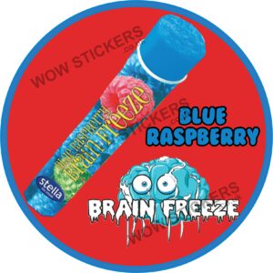 Blue Raspberry Brain Freeze Push Up