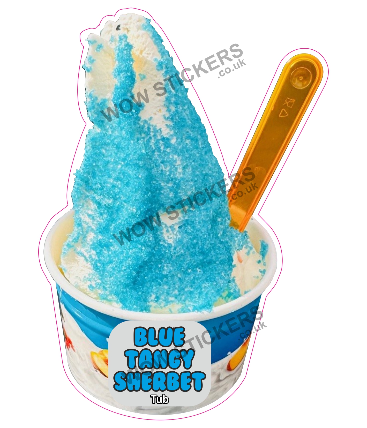 Blue Tangy Sherbet Tub