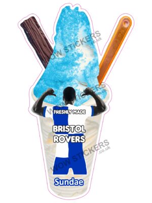 Bristol Rovers Sherbet Sundae