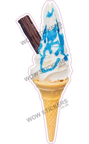 Bubblegum Flake Cone