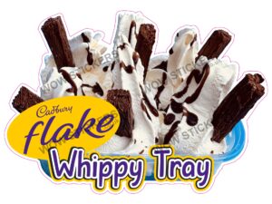 Cadbury Flake Whippy Tray