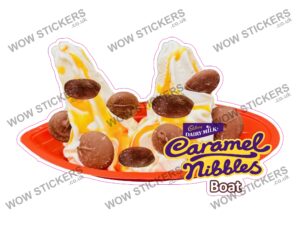 Cadbury Caramel Nibbles Boat