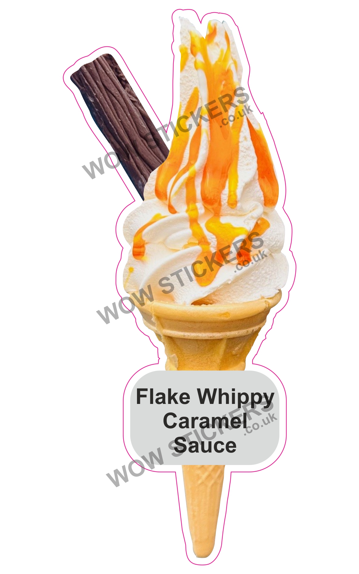 Caramel Flake Cone