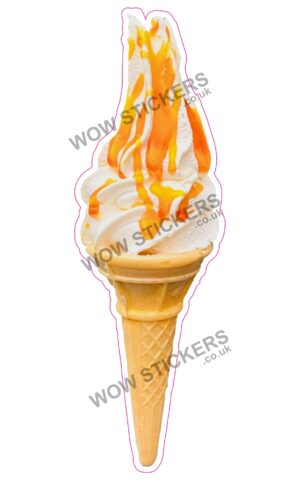 Caramel Sauce Cone