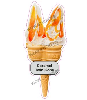 Caramel Twin Cone