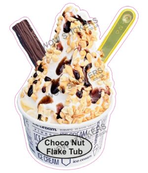 Choco Nut Flake Tub