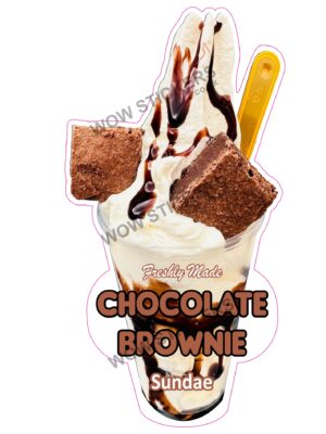 Chocolate Brownie Sundae