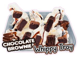 Chocolate Brownie Whippy Tray