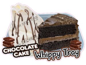 Chocolate Cake Whippy Tray