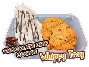 Chocolate Chip Cookie Whippy Tray
