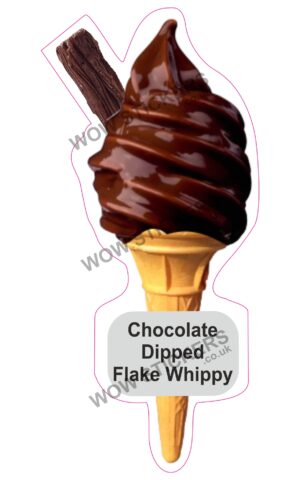 Chocolate Dipped Flake Cone
