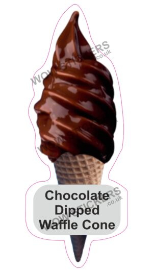 Chocolate Dipped Waffle Cone