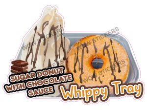 Chocolate Donut Whippy Tray