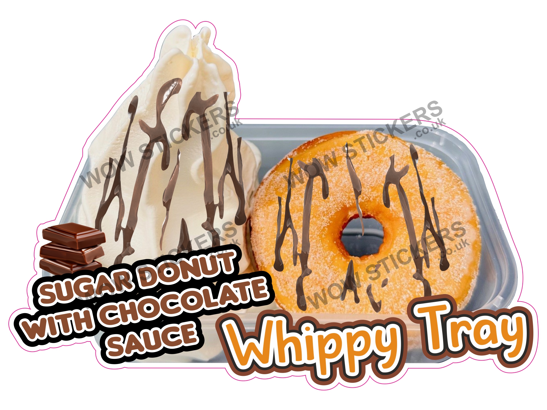 Chocolate Donut Whippy Tray