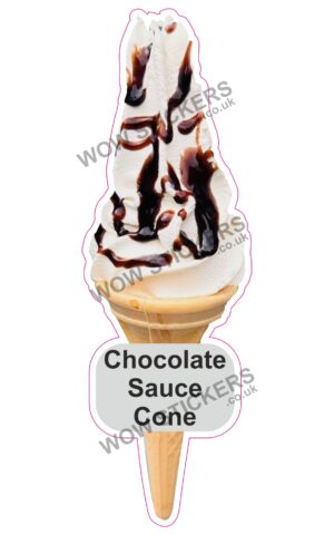 Chocolate Sauce Cone