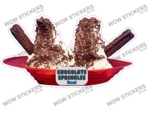 Chocolate Sprinkles Boat