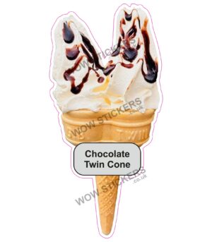 Chocolate Twin Cone