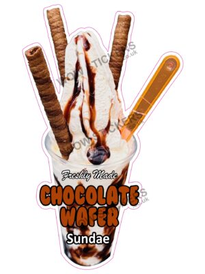 Chocolate Wafer Sundae