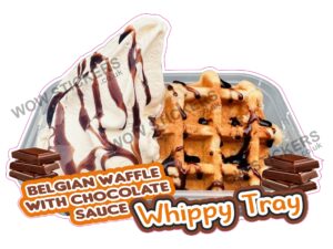 Chocolate Waffle Whippy Tray