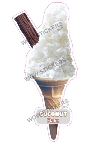 Coconut Flake Cone
