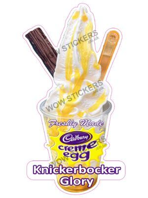 Creme Egg Sauce Knickerbocker Glory