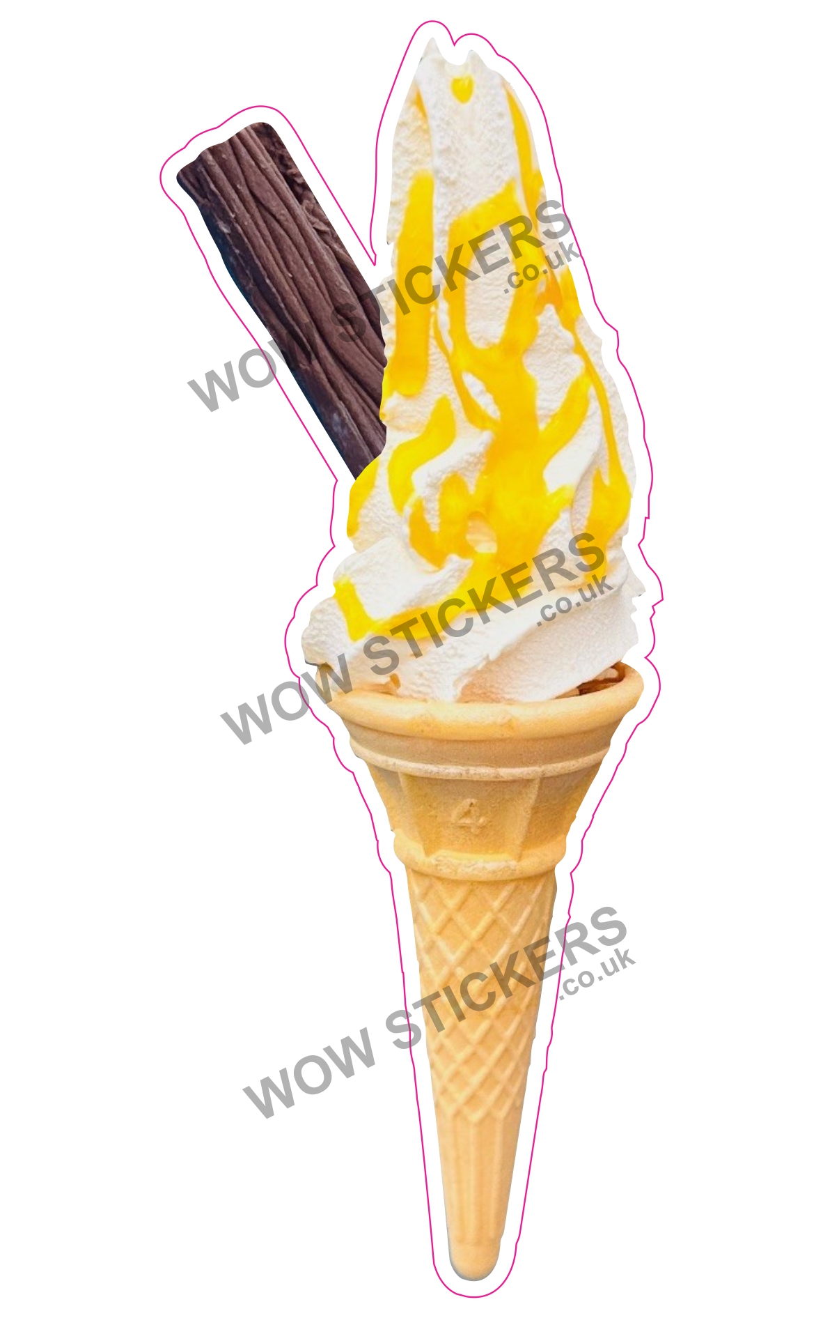 Creme Egg Flake Cone