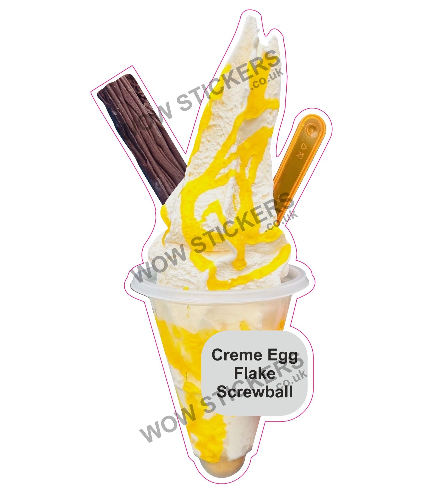 Creme Egg Flake Screwball