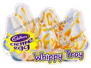 Creme Egg Sauce Whippy Tray