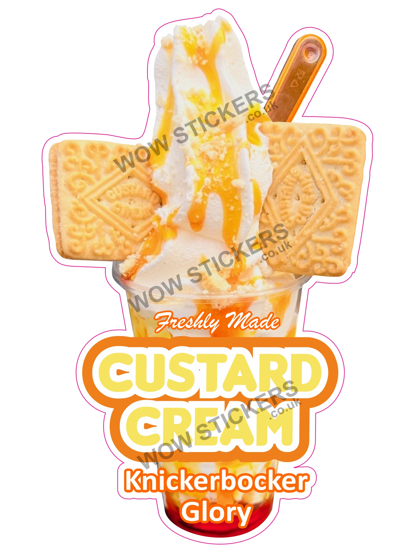 Custard Cream Knickerbocker Glory