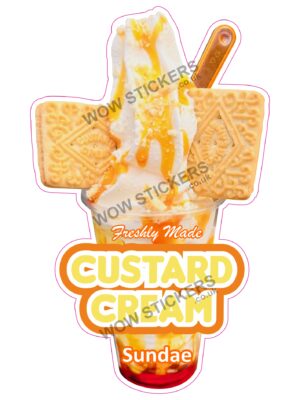 Custard Cream Sundae