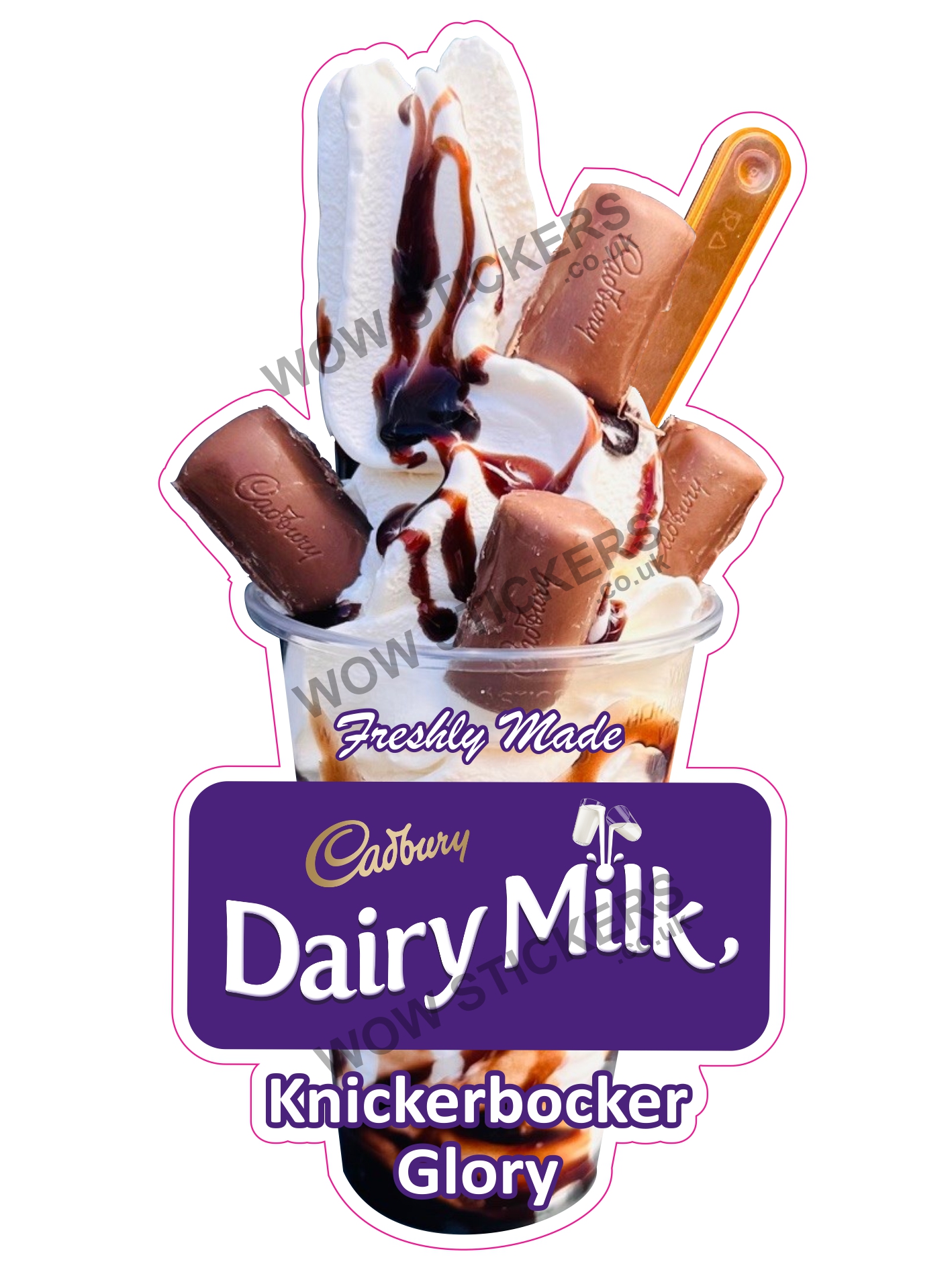 Dairy Milk Knickerbocker Glory
