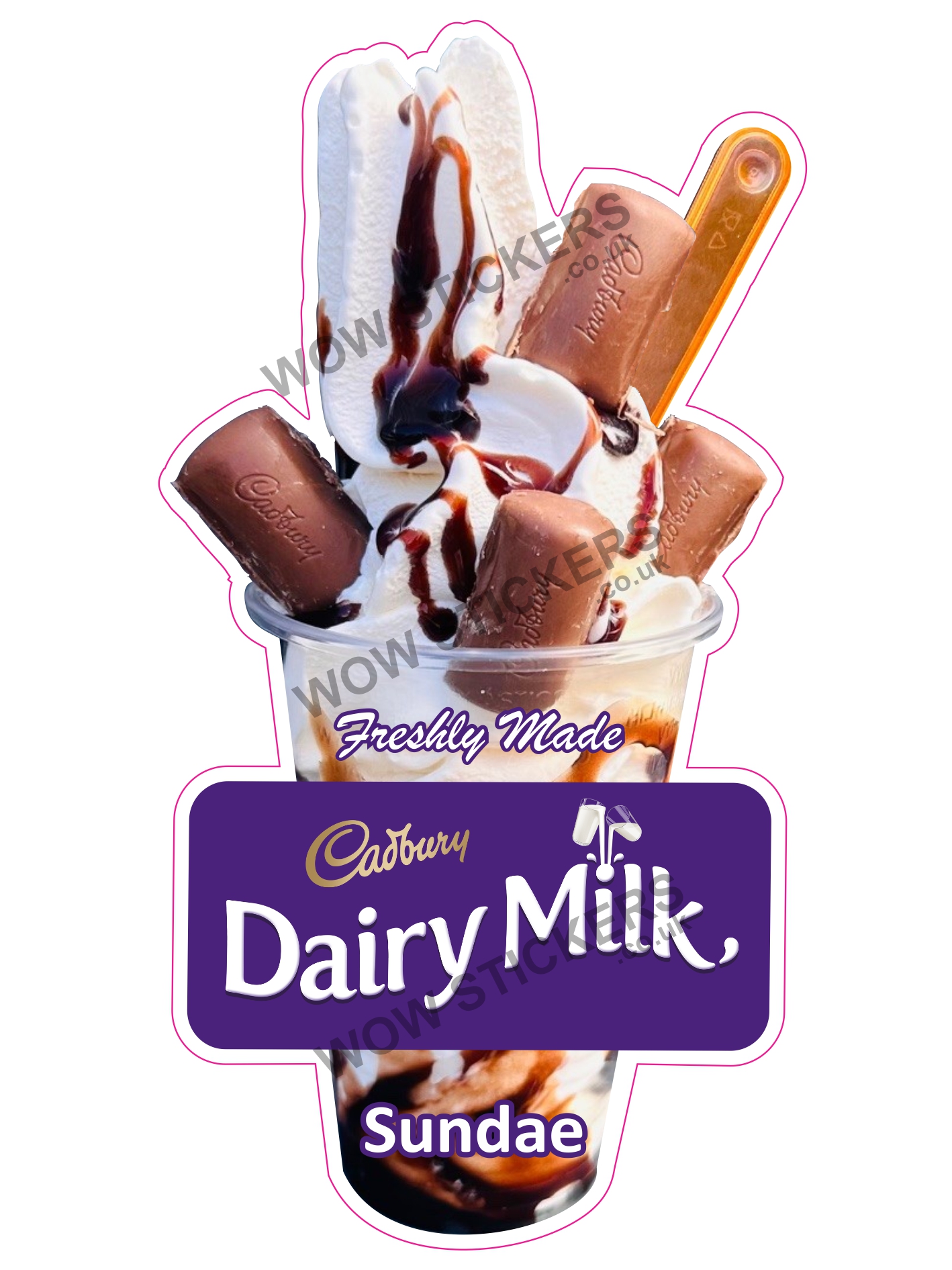 Dairy Milk Sundae
