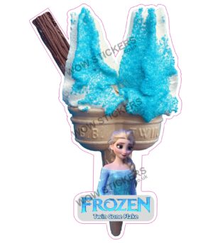 Elsa (Frozen) Twin Cone With Flake
