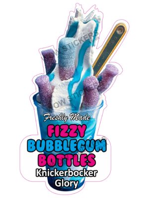 Fizzy Bubblegum Bottles Knickerbocker Glory