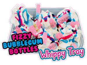 Fizzy Bubblegum Bottles Whippy Tray