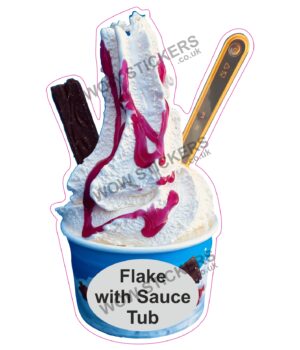 Flake Tub with Sauce