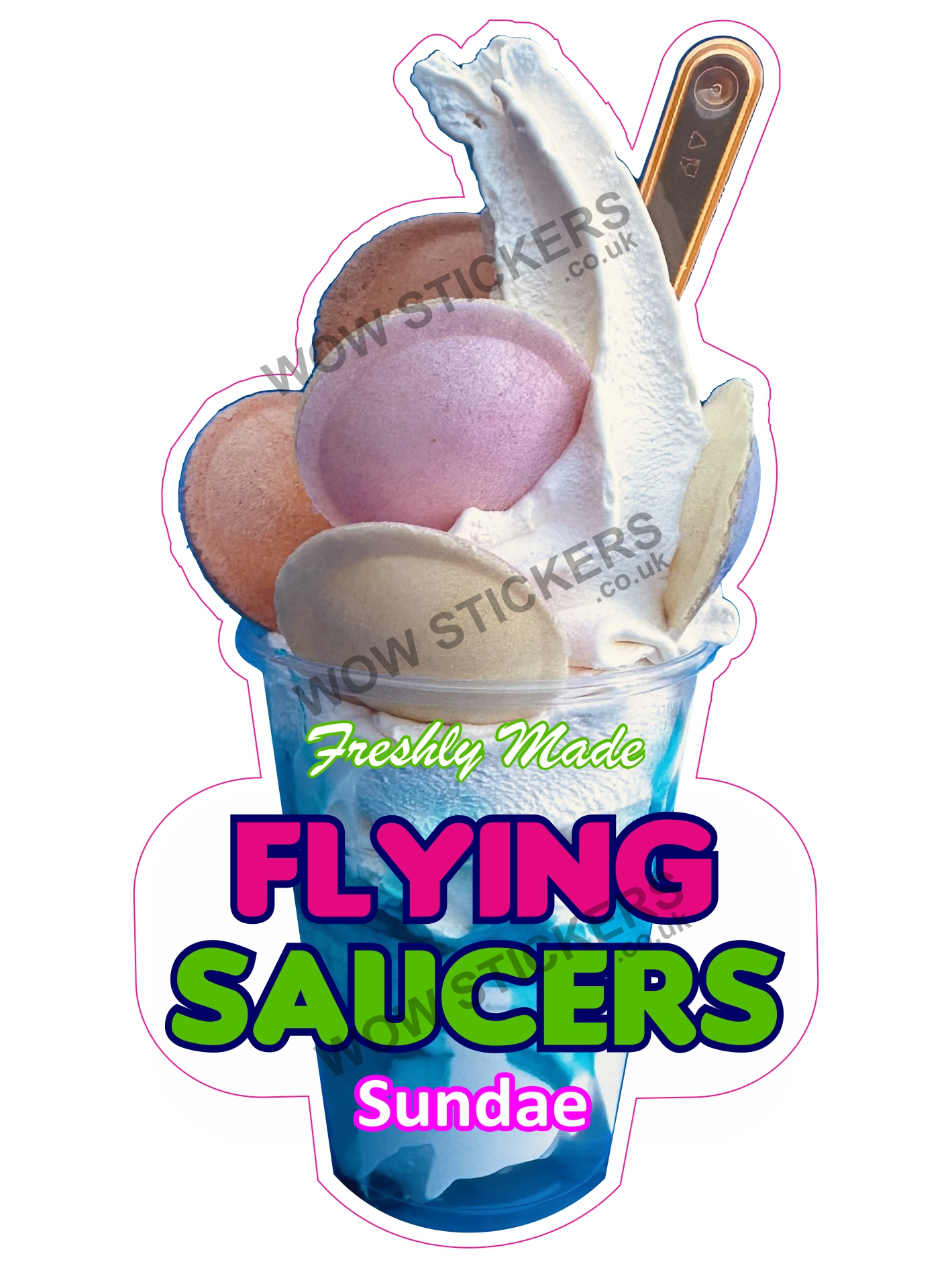 Flying Saucers Sundae