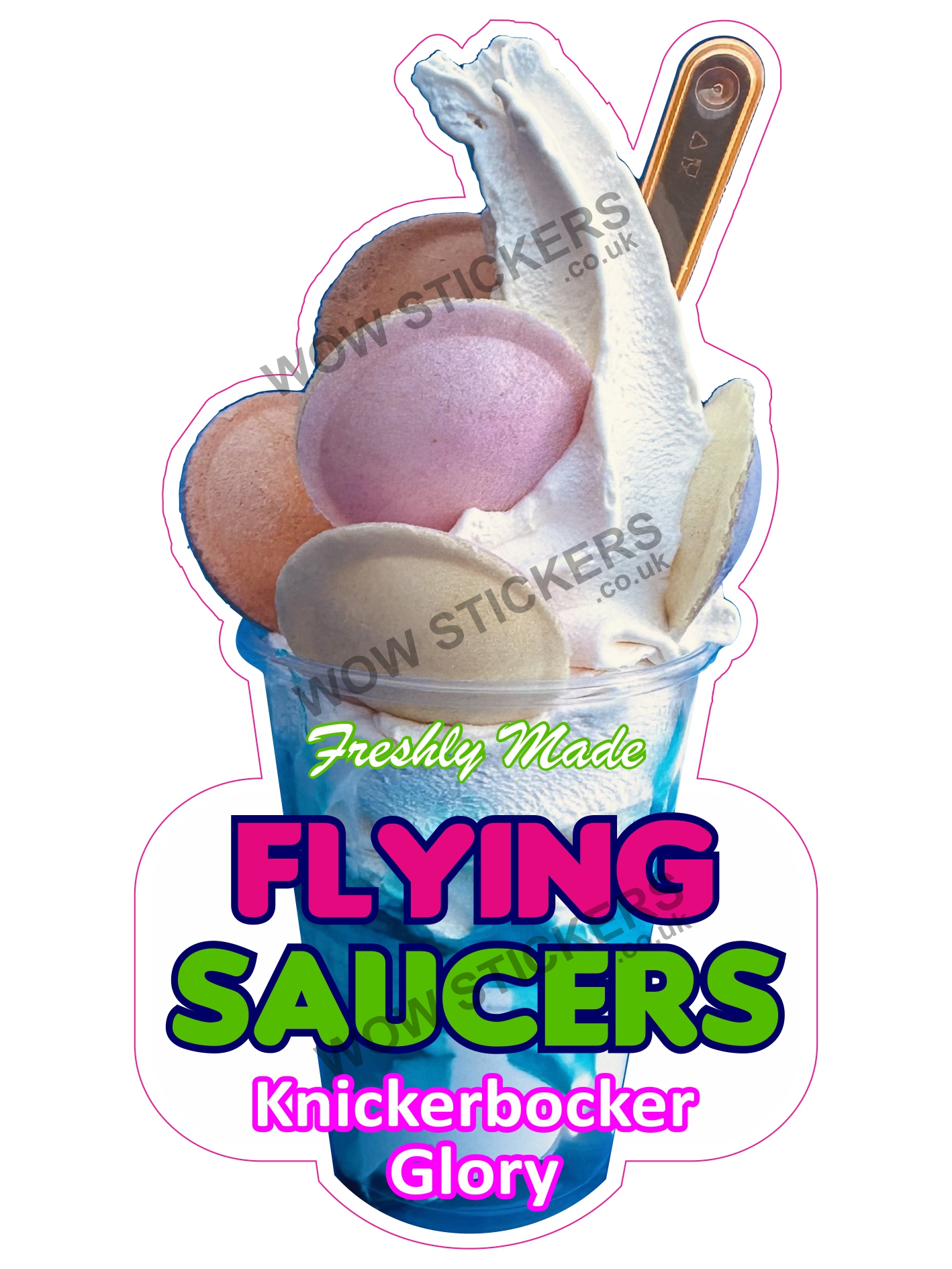 Flying Saucers Knickerbocker Glory