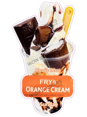 Frys Orange Cream Sundae