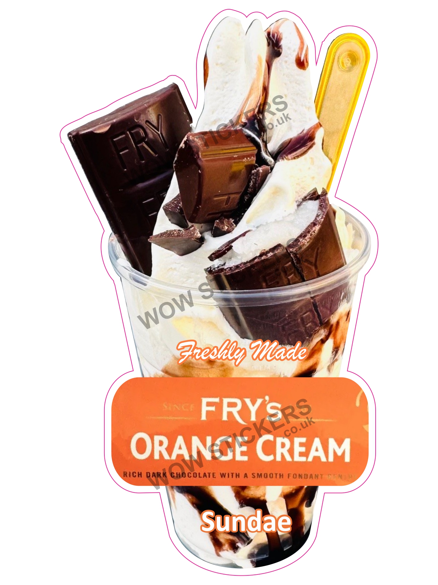 Frys Orange Cream Sundae