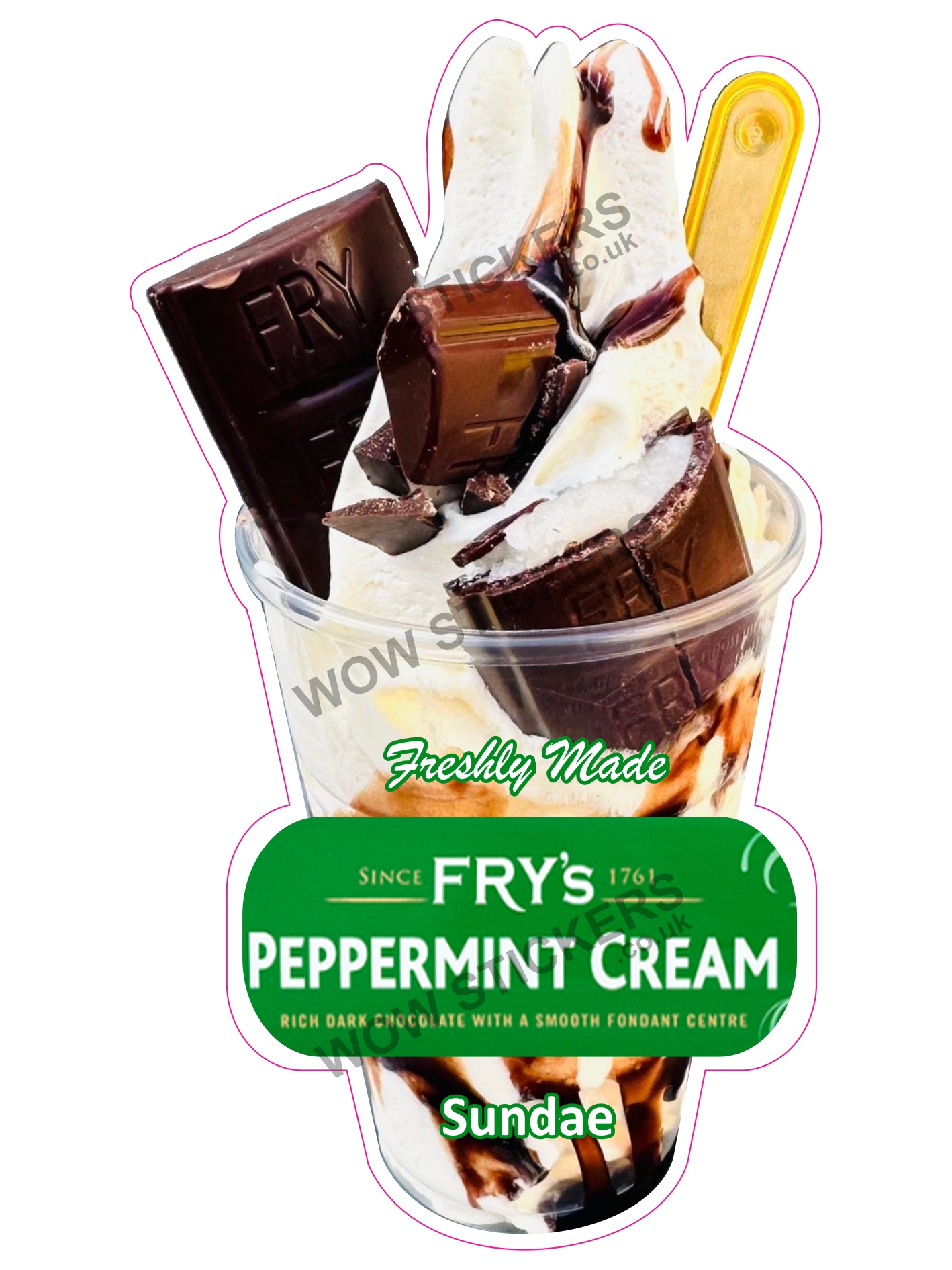 Frys Peppermint Cream Sundae