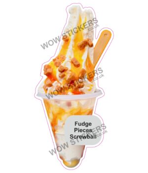 Fudge Pieces Screwball