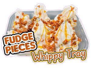 Fudge Pieces Whippy Tray